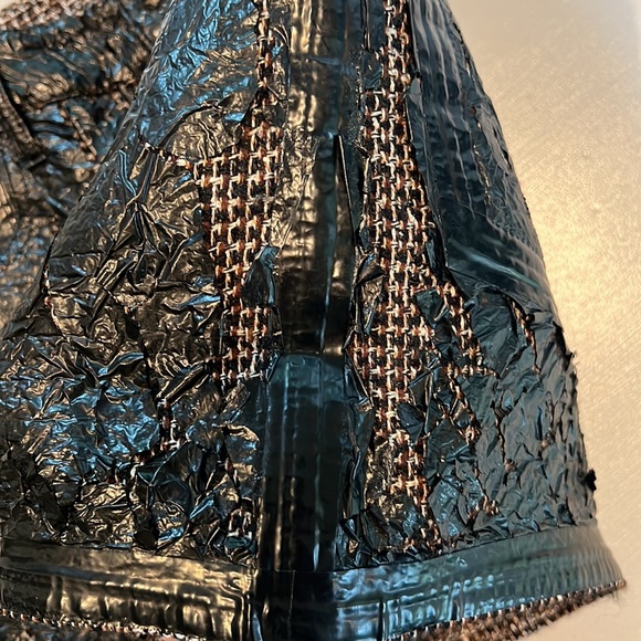 Junya Watanabe Comme des Garçons polyurethane/wool mini skirt - Picture 3 of 8